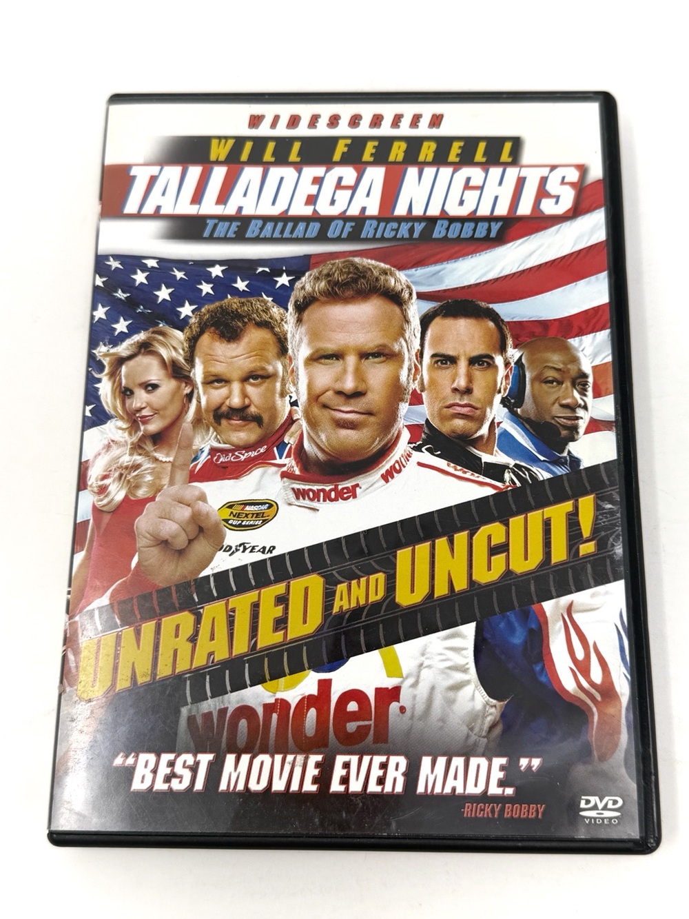 Talladega Nights The Ballad of Ricky Bobby Unrated DVD Will Ferrell Comedy